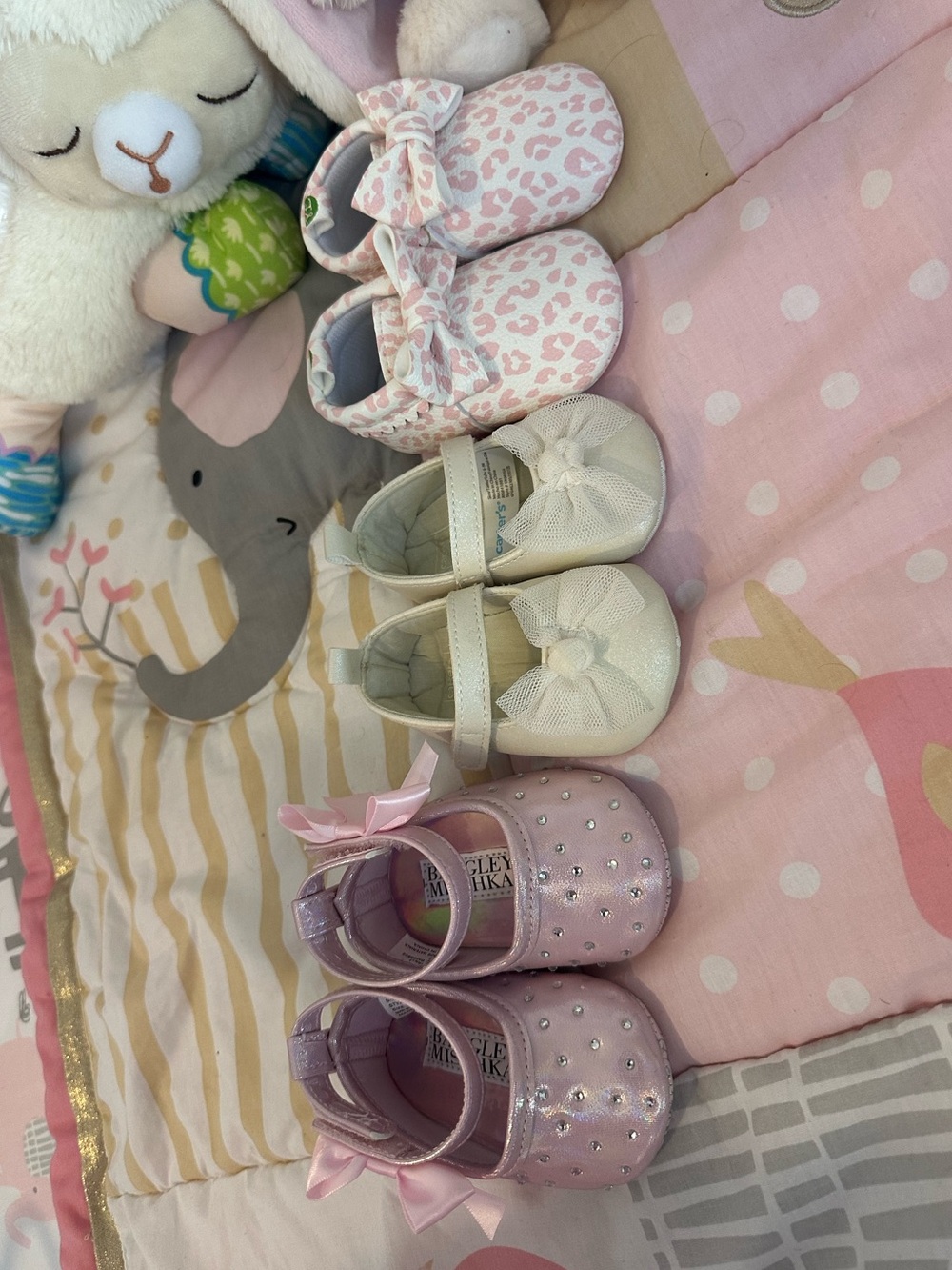 Baby Girl Shoes- Carters, First Stride, and Badgley Mischka Brand